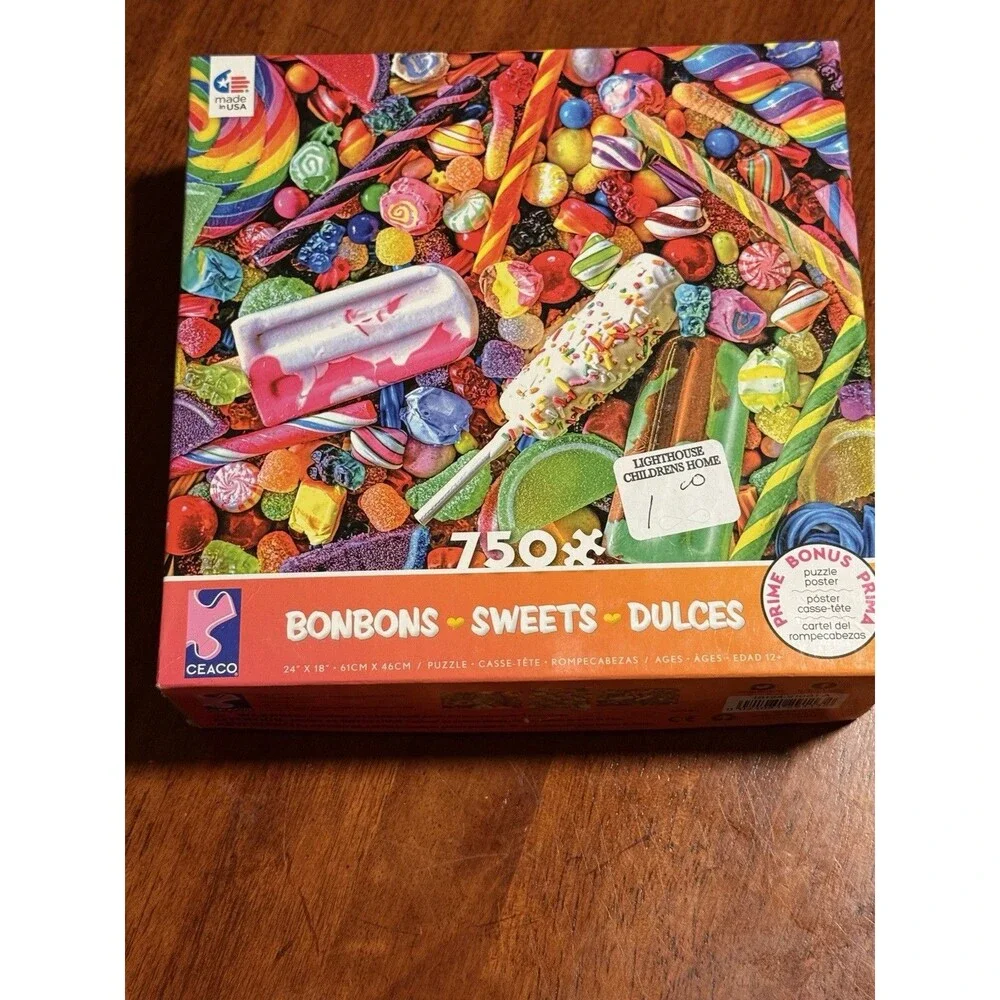 750# PRIME CEACO® BONBONS ~ SWEETS ~ DULCES 12+ Jigsaw Puzzle